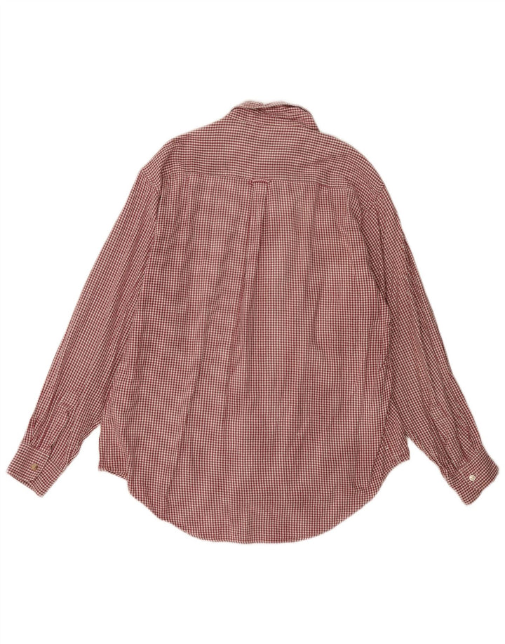 Camisa masculina Boggi grande guingão vermelho