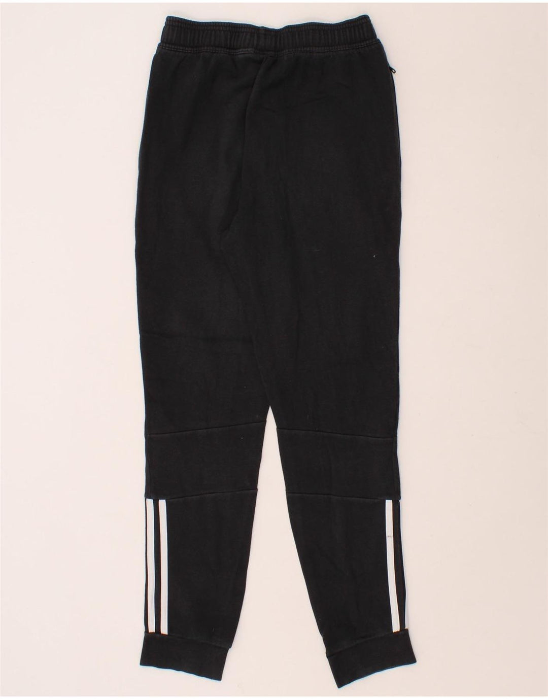 ADIDAS Mens Tracksuit Trousers XS Black Cotton Vintage Adidas and Second-Hand Adidas from Messina Hembry 