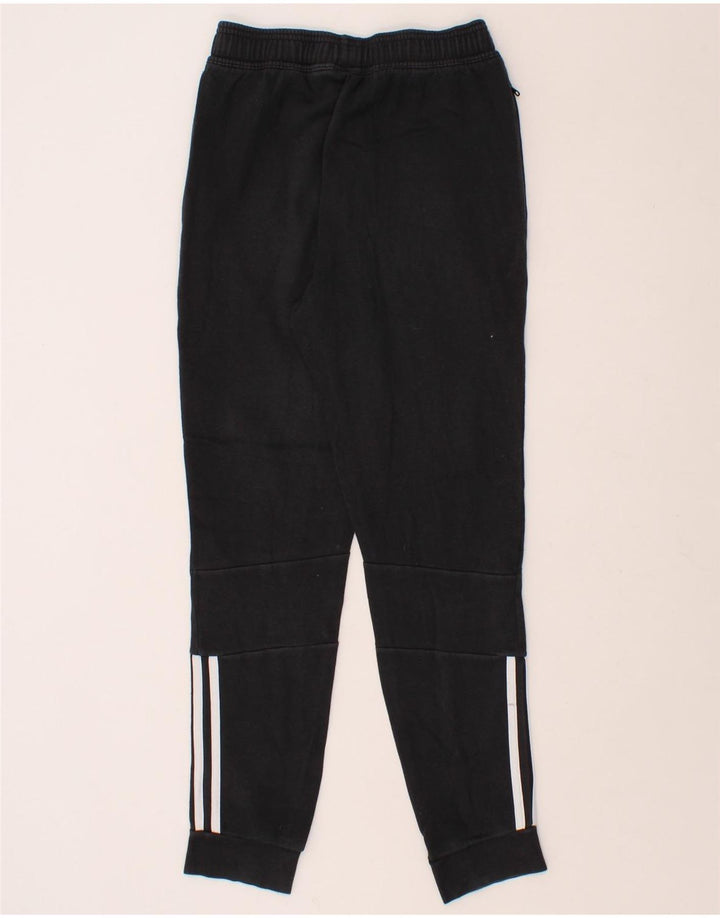 ADIDAS Mens Tracksuit Trousers XS Black Cotton Vintage Adidas and Second-Hand Adidas from Messina Hembry 