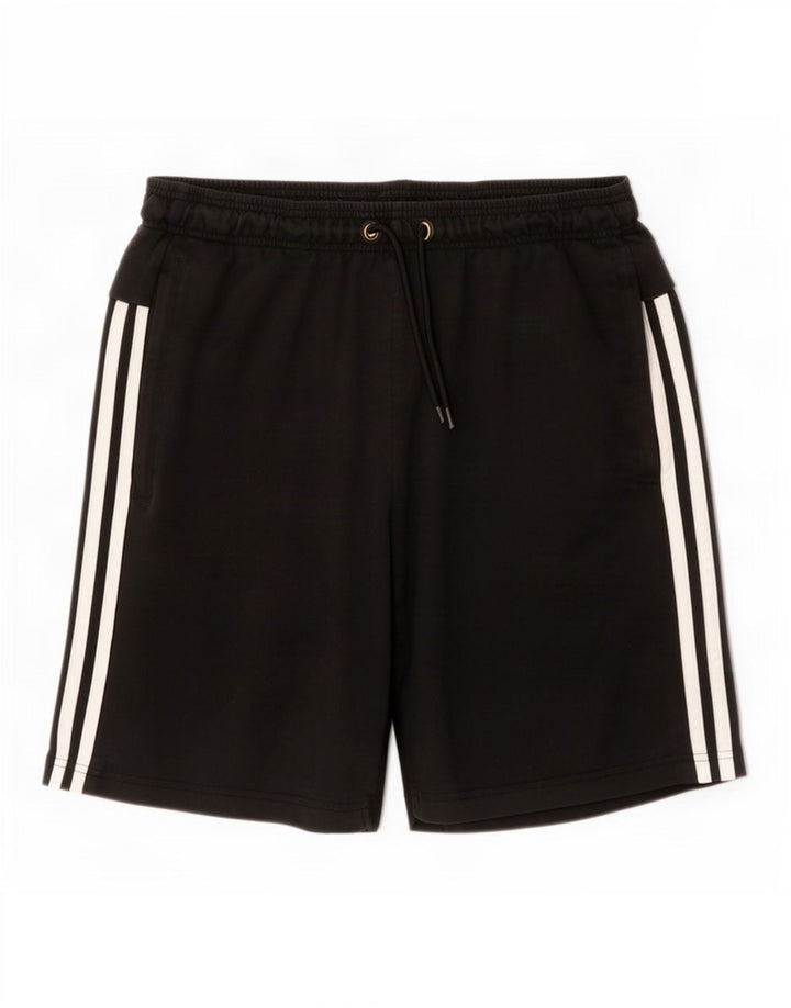 Shorts esportivos femininos Adidas UK 12 médio preto algodão