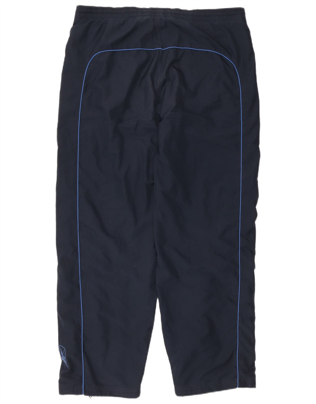 Calça de treino masculina Reebok grande azul marinho