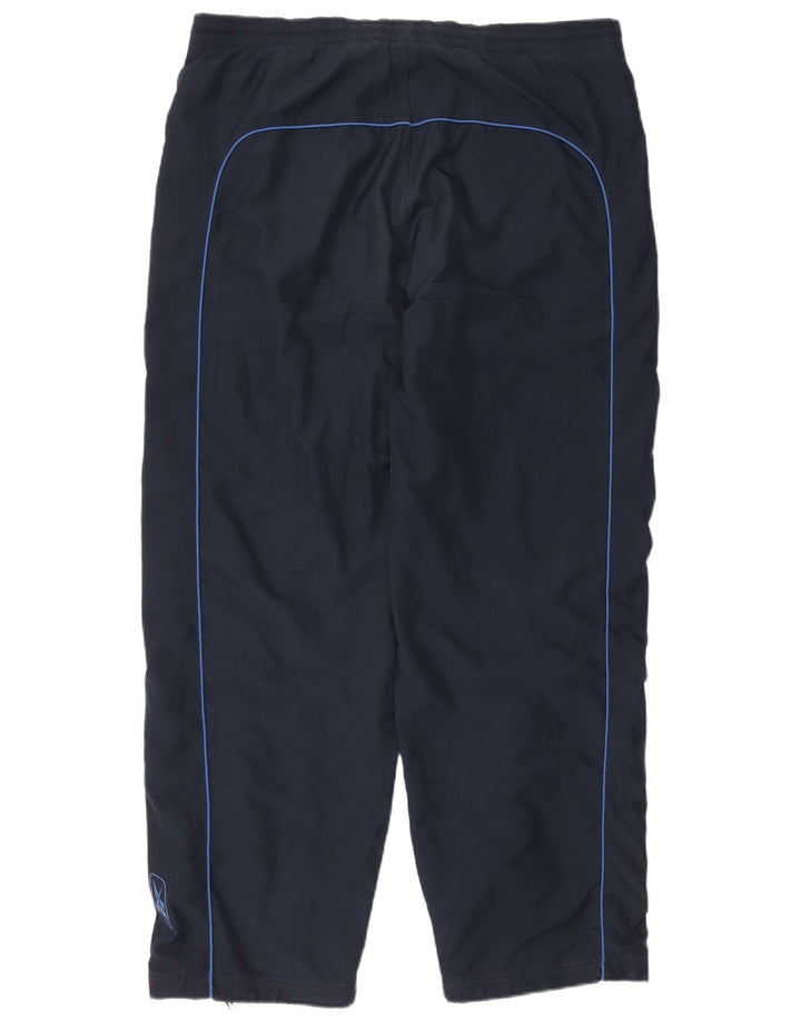 Calça de treino masculina Reebok grande azul marinho
