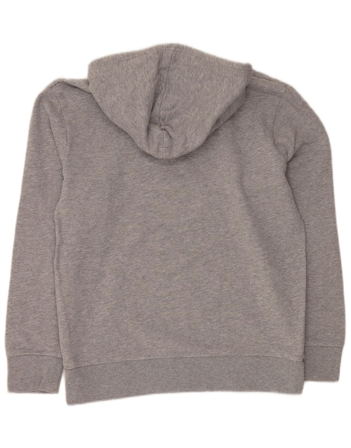 Suéter com capuz gráfico masculino LEVI'S algodão cinza médio