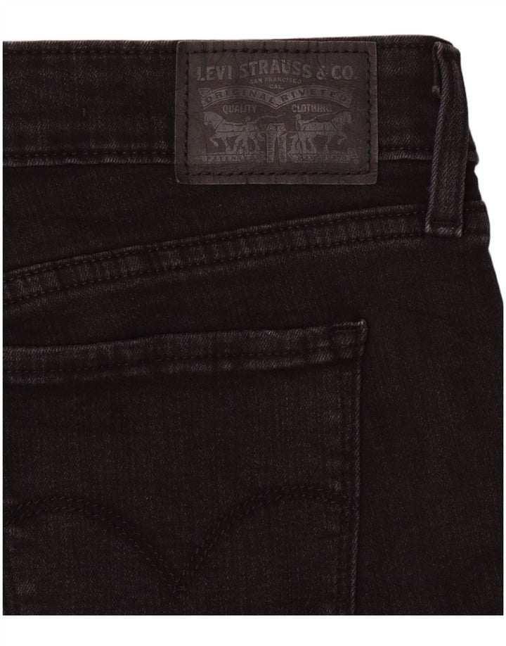 Calça jeans feminina LEVI'S 711 desgastada W30 L29 preta