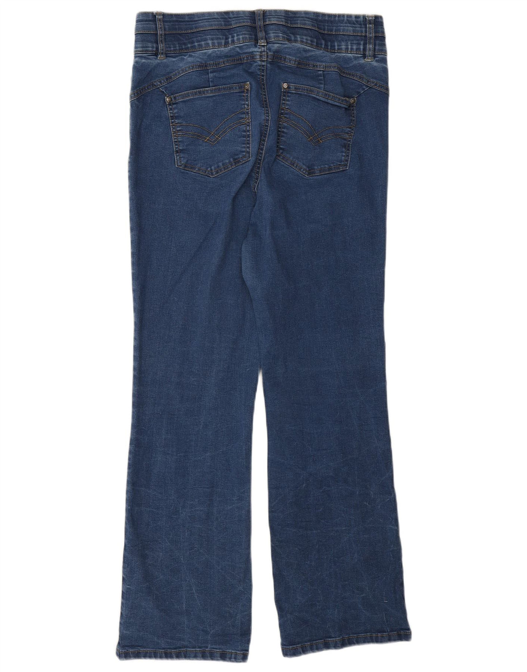 Calça jeans feminina Marks & Spencer Autograph Bootcut Reino Unido 14 grande W32 L29 azul