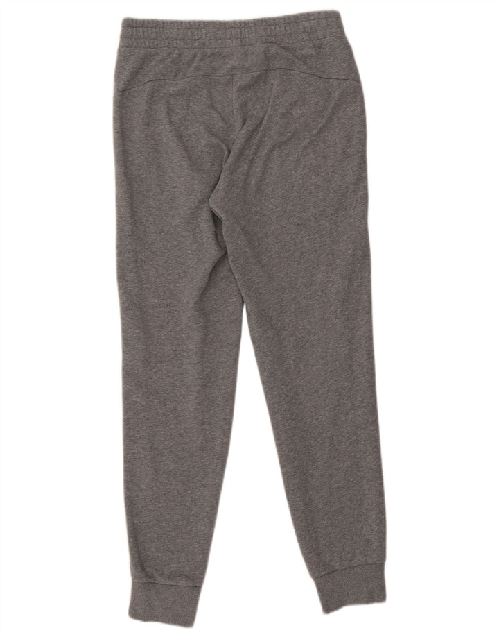 Calça de treino masculina Puma Joggers cinza médio algodão manchado