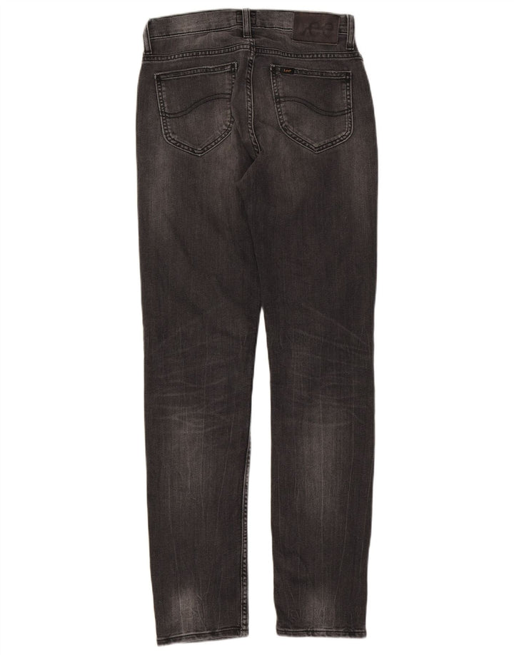 LEE Womens Rider Slim Jeans W28 L32 Cinza Algodão