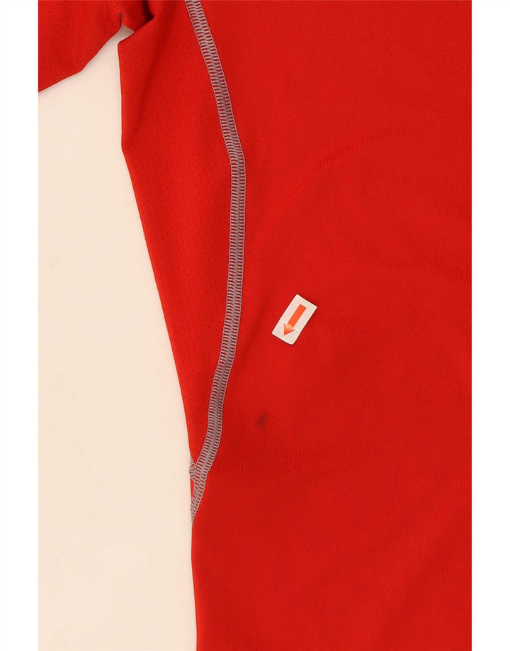 Under Armour Mens Compression T-Shirt Top Pequeno Vermelho