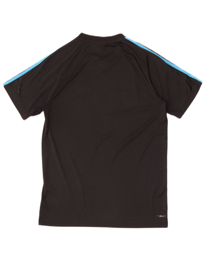 Camiseta Adidas Masculina Climalite Top Médio Poliéster Preto
