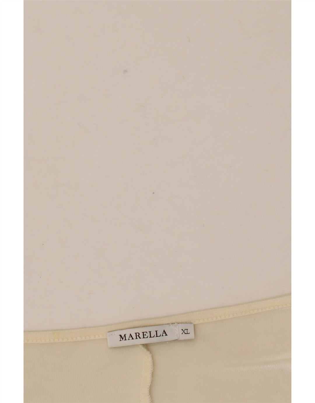 Marella Blusa Feminina Manga 3/4 Top UK 18 XL Branco