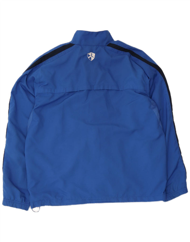 Nike Mens Treino Top Jacket XL Azul Colorblock Poliéster Esportes