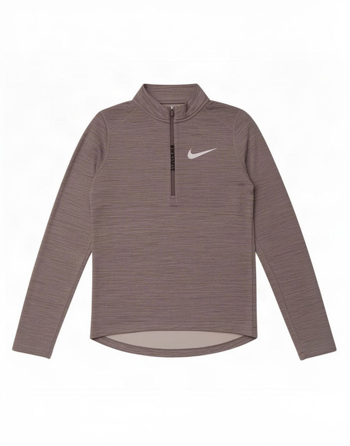Nike Boys Dri Fit Pullover Treino Top 13-14 Anos XL Cinza Salpicado