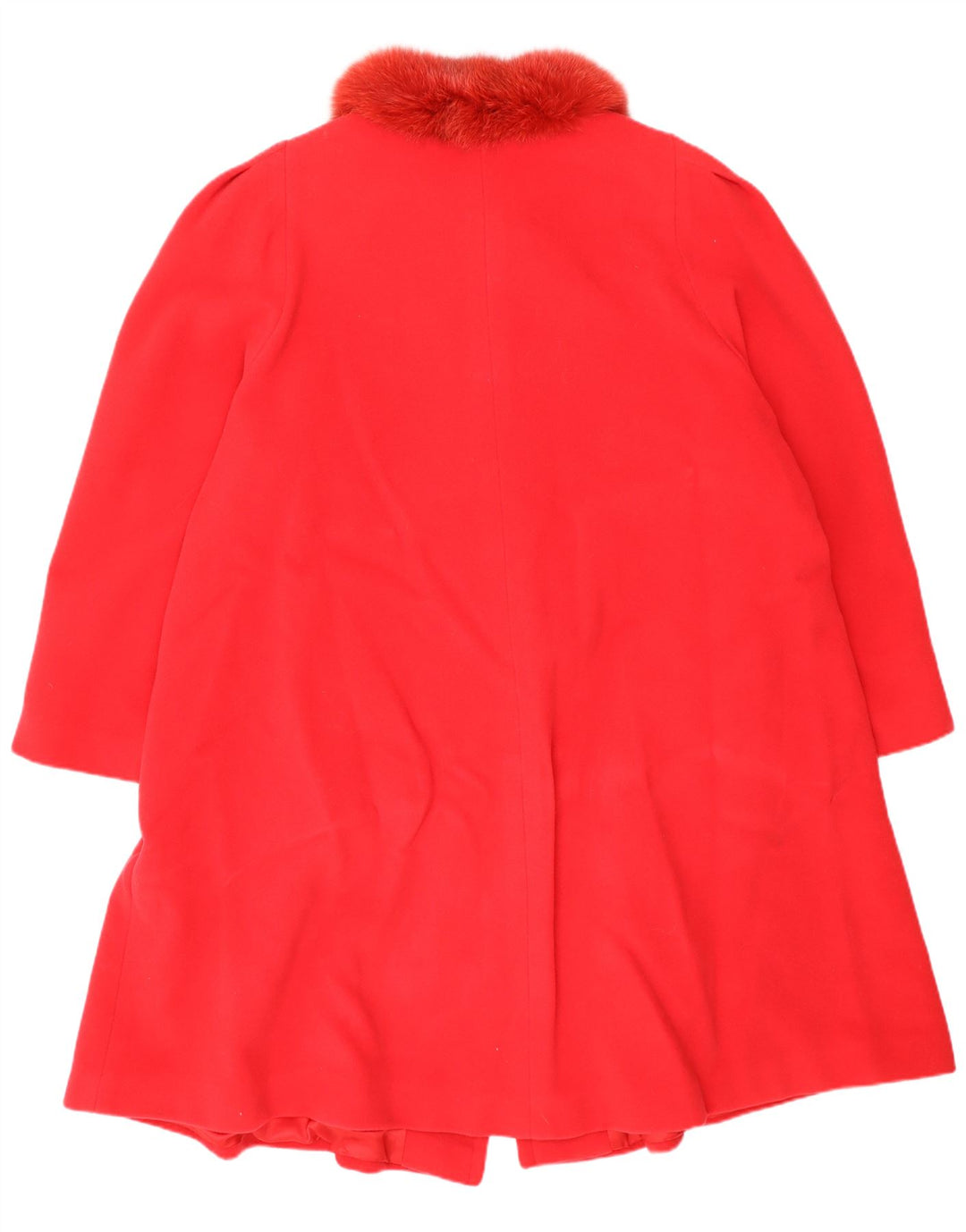 Sobretudo oversized feminino vintage IT 44 lã vermelha média