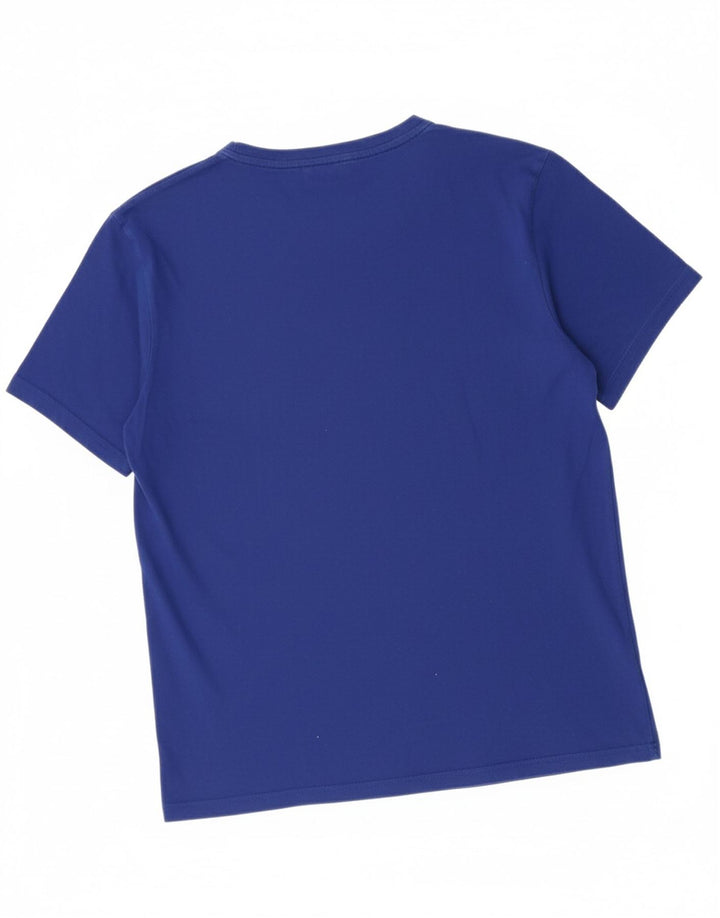 Camiseta masculina TOMMY HILFIGER de algodão azul médio