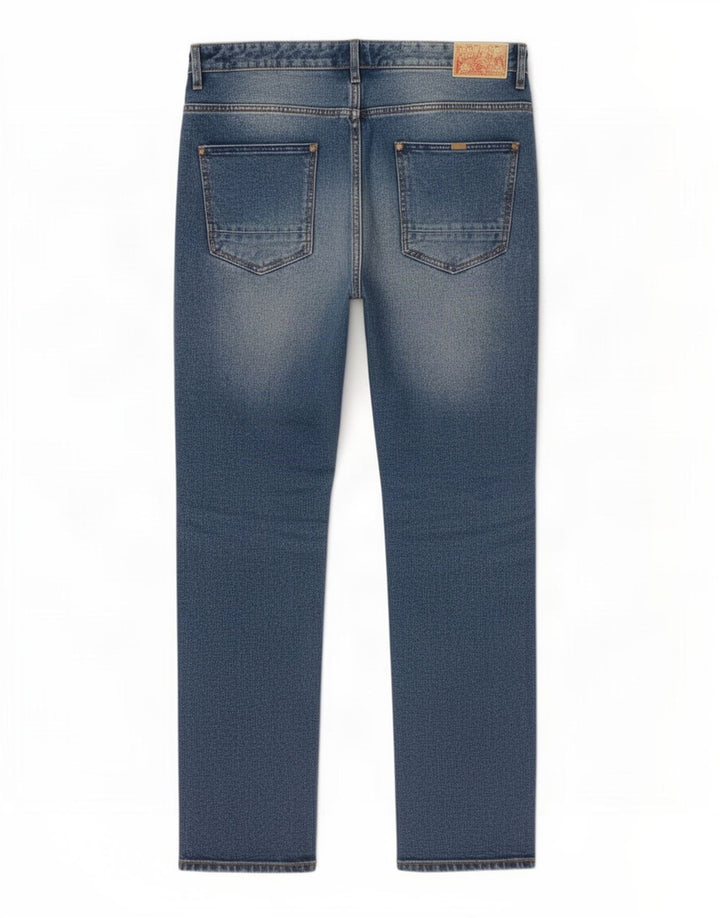 Springfield Mens Slim Jeans W38 L34 Azul Algodão
