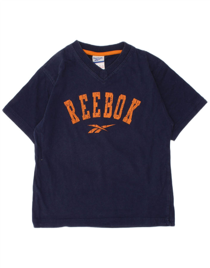 Camiseta Reebok Meninos Graphic Top 5-6 Anos Azul Marinho