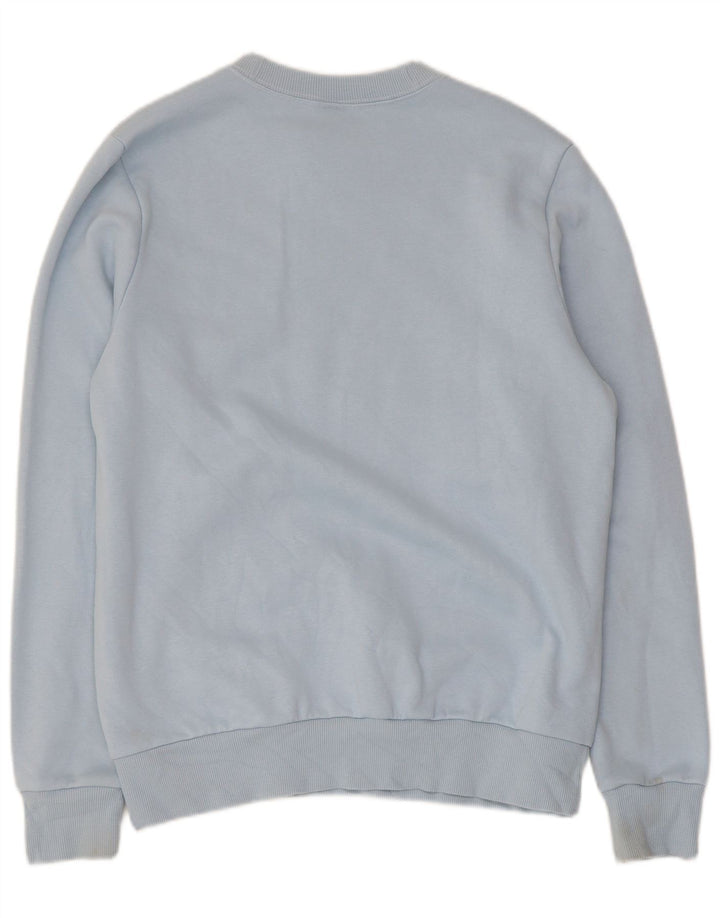 Reebok Mens Graphic Moletom Jumper Médio Azul Algodão