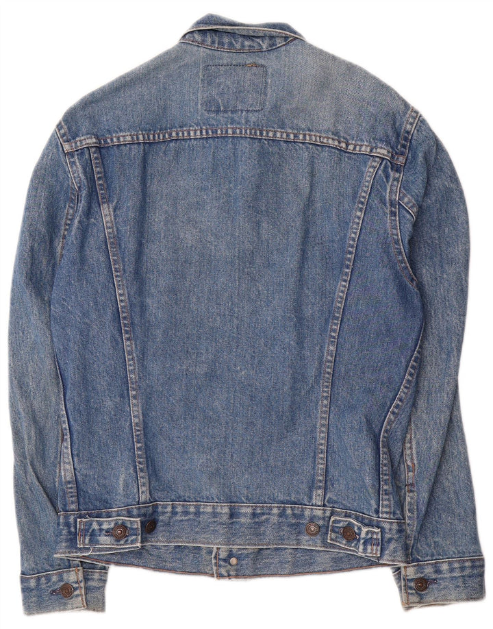 Jaqueta jeans feminina Levi's UK 8 pequena azul