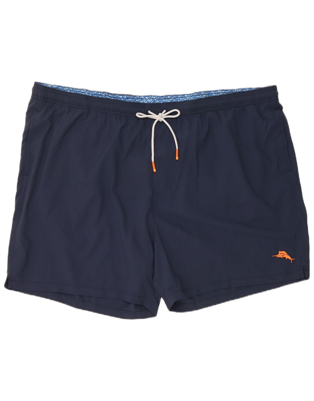 Shorts de natação masculino TOMMY BAHAMA 3XL poliéster azul marinho