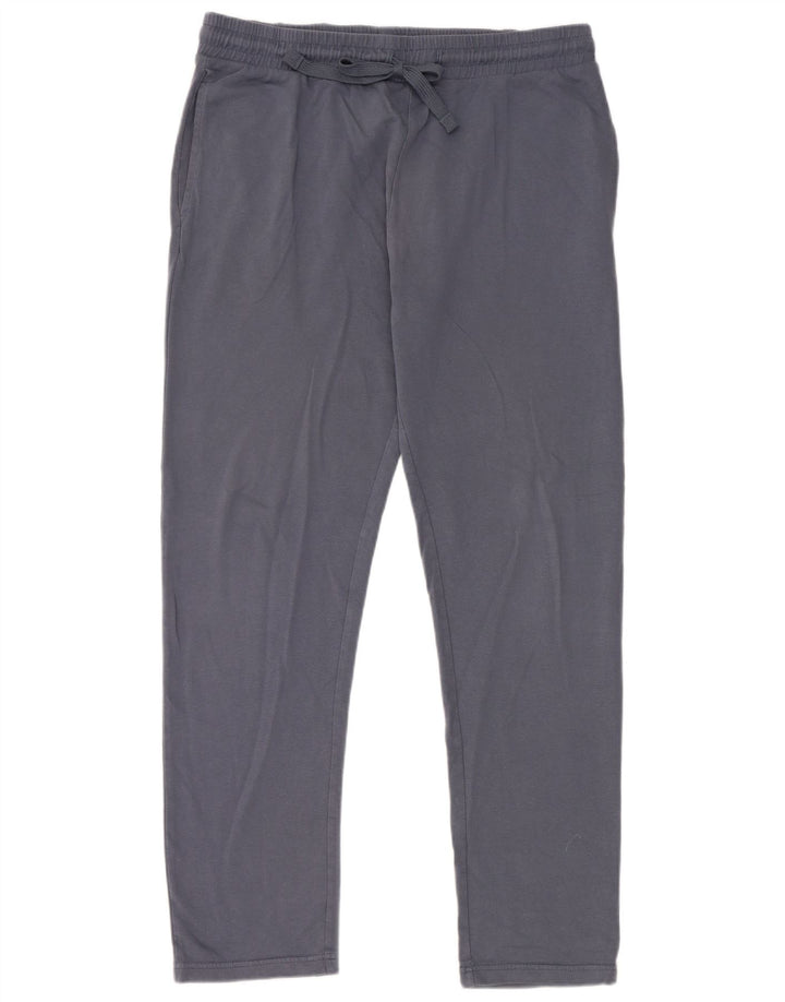 Calça de treino masculina Marks & Spencer grande algodão azul