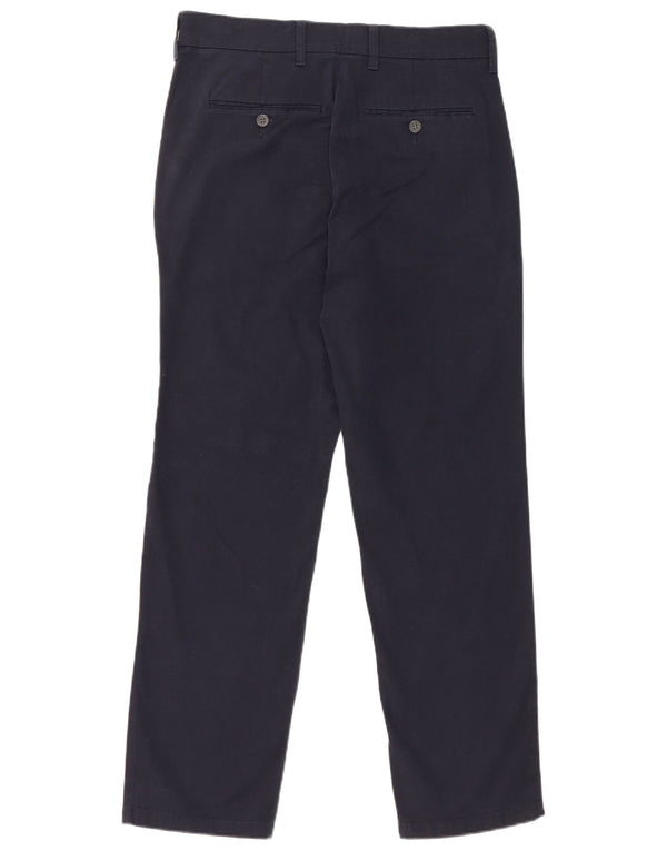 Calça Chino Masculina Marks & Spencer Regular Fit W30 L29 Algodão Azul Marinho