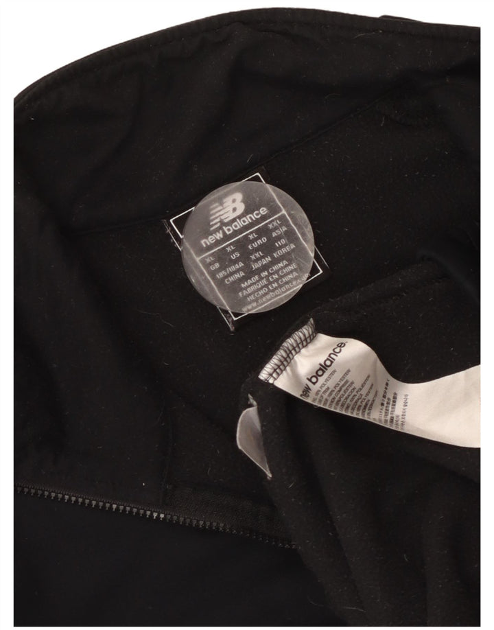 New Balance Masculino Liverpool Zip Neck Pulôver Treino Top XL Preto