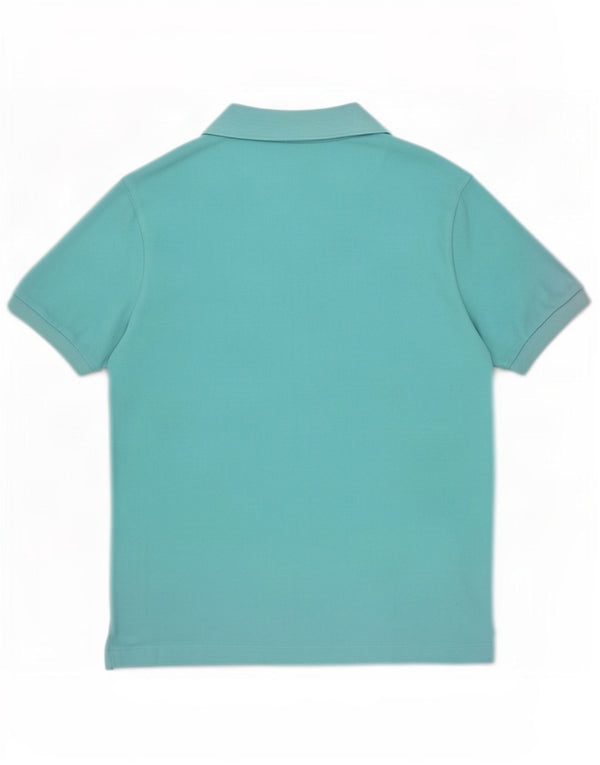 Lacoste Mens Polo Shirt Size 5 Large Turquoise Cotton