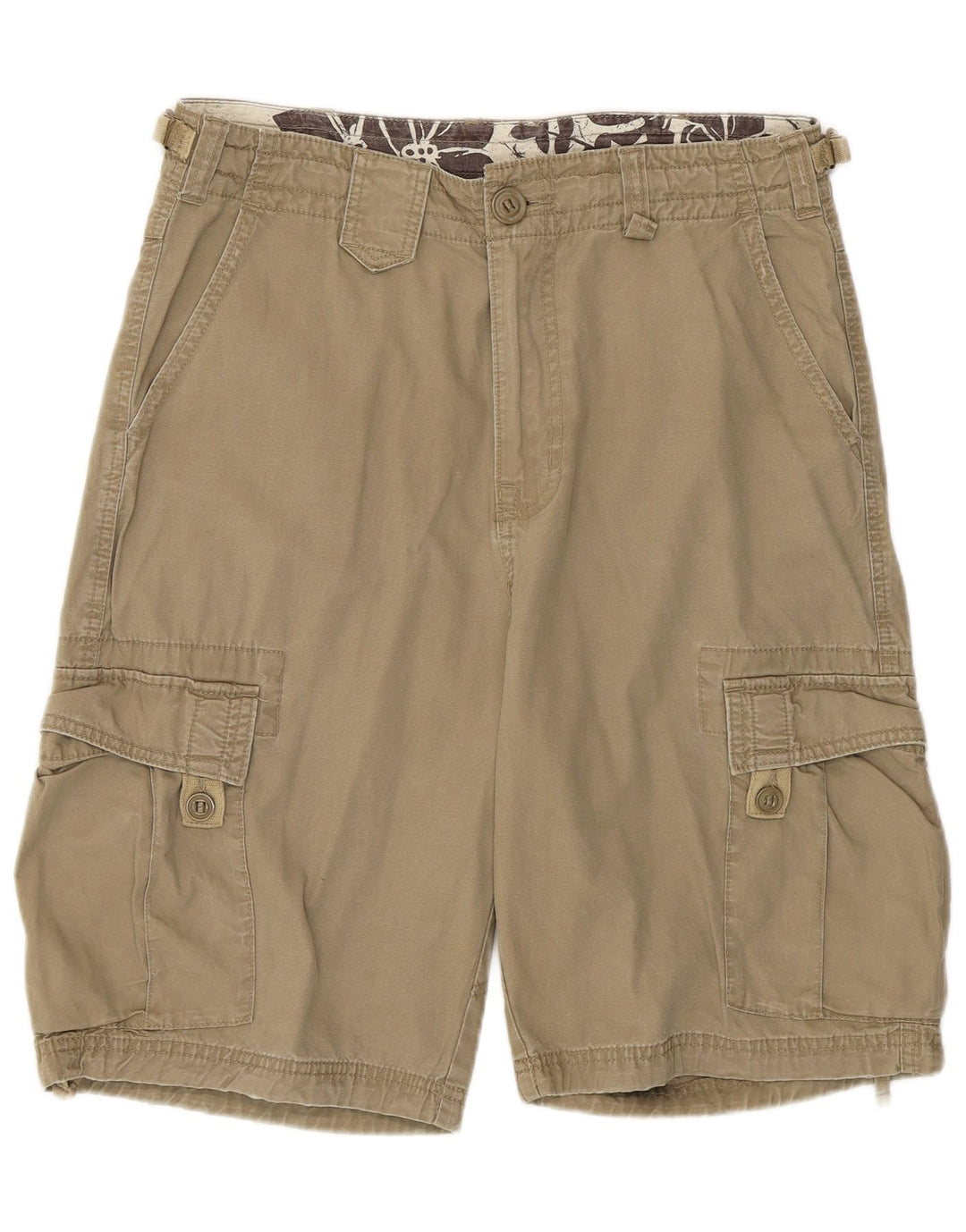 H&M Mens Cargo Shorts W32 Médio Caqui