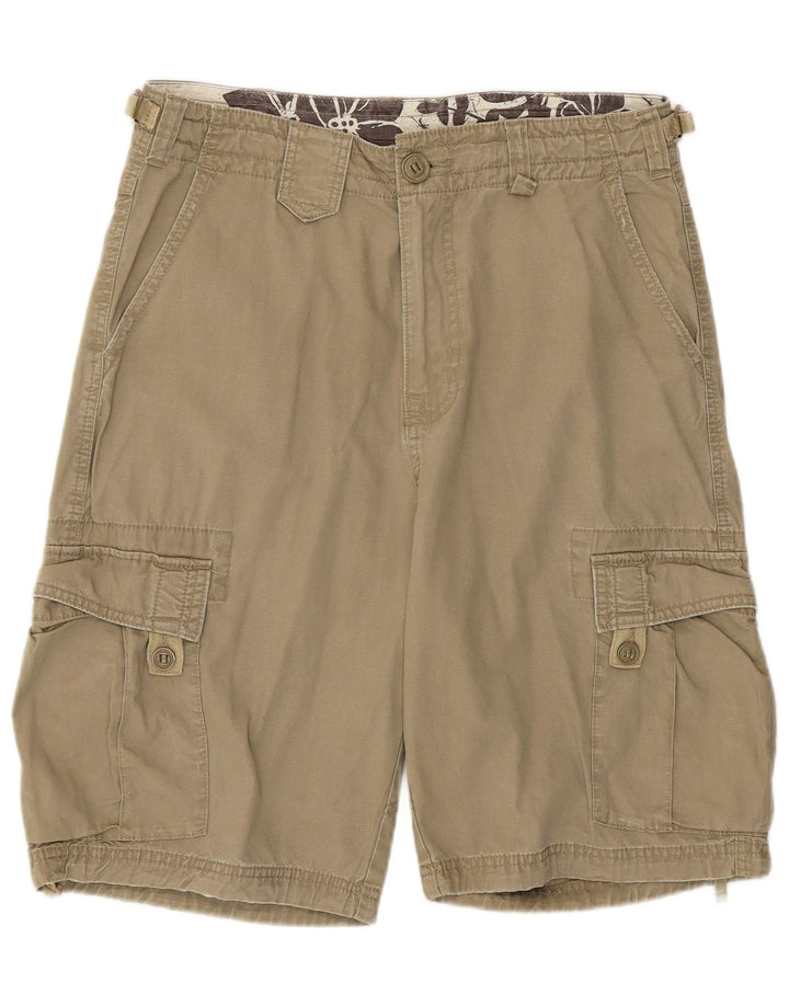 H&M Mens Cargo Shorts W32 Médio Caqui