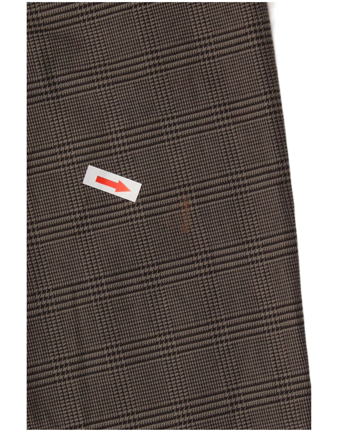 Calça feminina Dockers reta casual W28 L30 marrom houndstooth