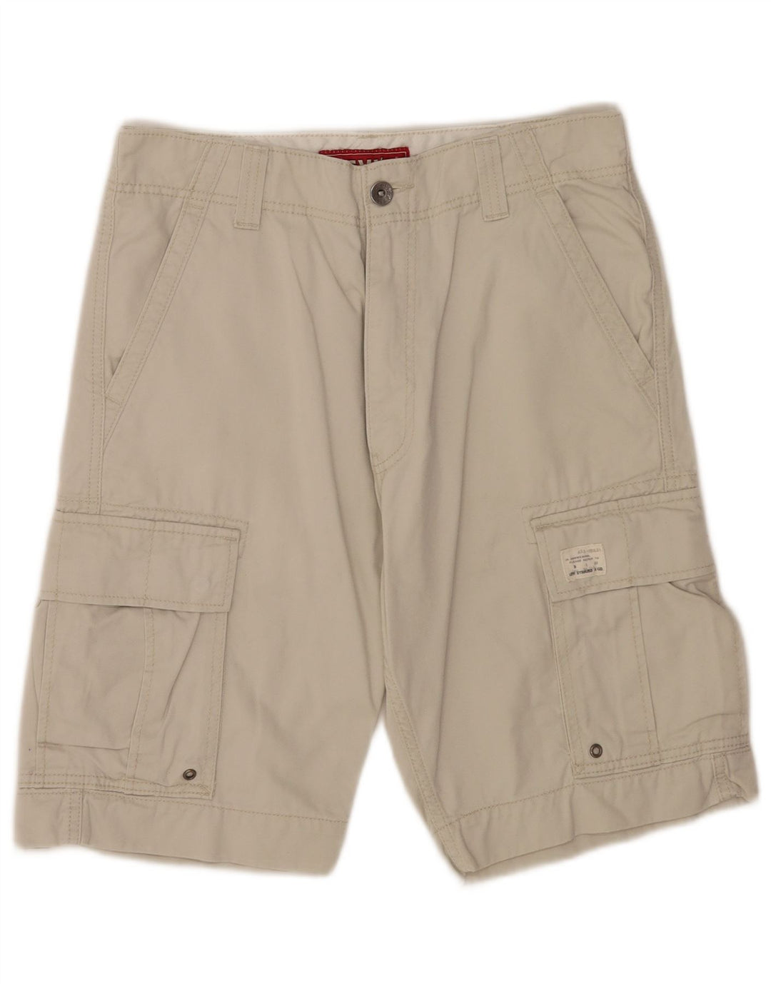 Shorts cargo masculino Levi's W32 algodão bege