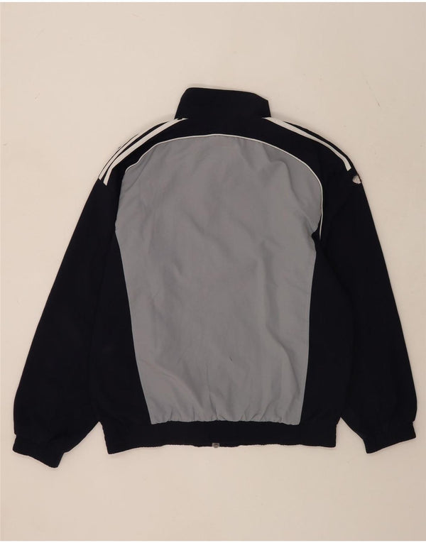 Adidas Mens Tracksuit Top Jacket UK 38/40 Médio Azul Marinho Colorblock