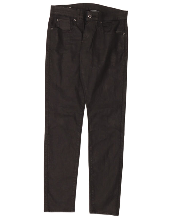 G-Star Masculino Revend Super Slim Jeans W31 L32 Algodão Preto