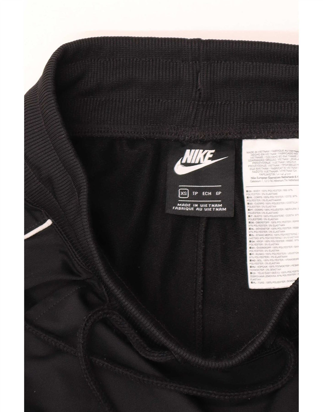 Nike Mens Treino Calças Joggers XS Poliéster Preto