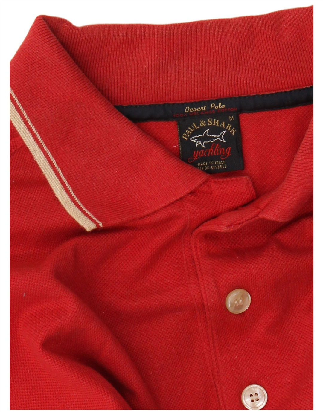 Polo masculino PAUL & SHARK vermelho médio