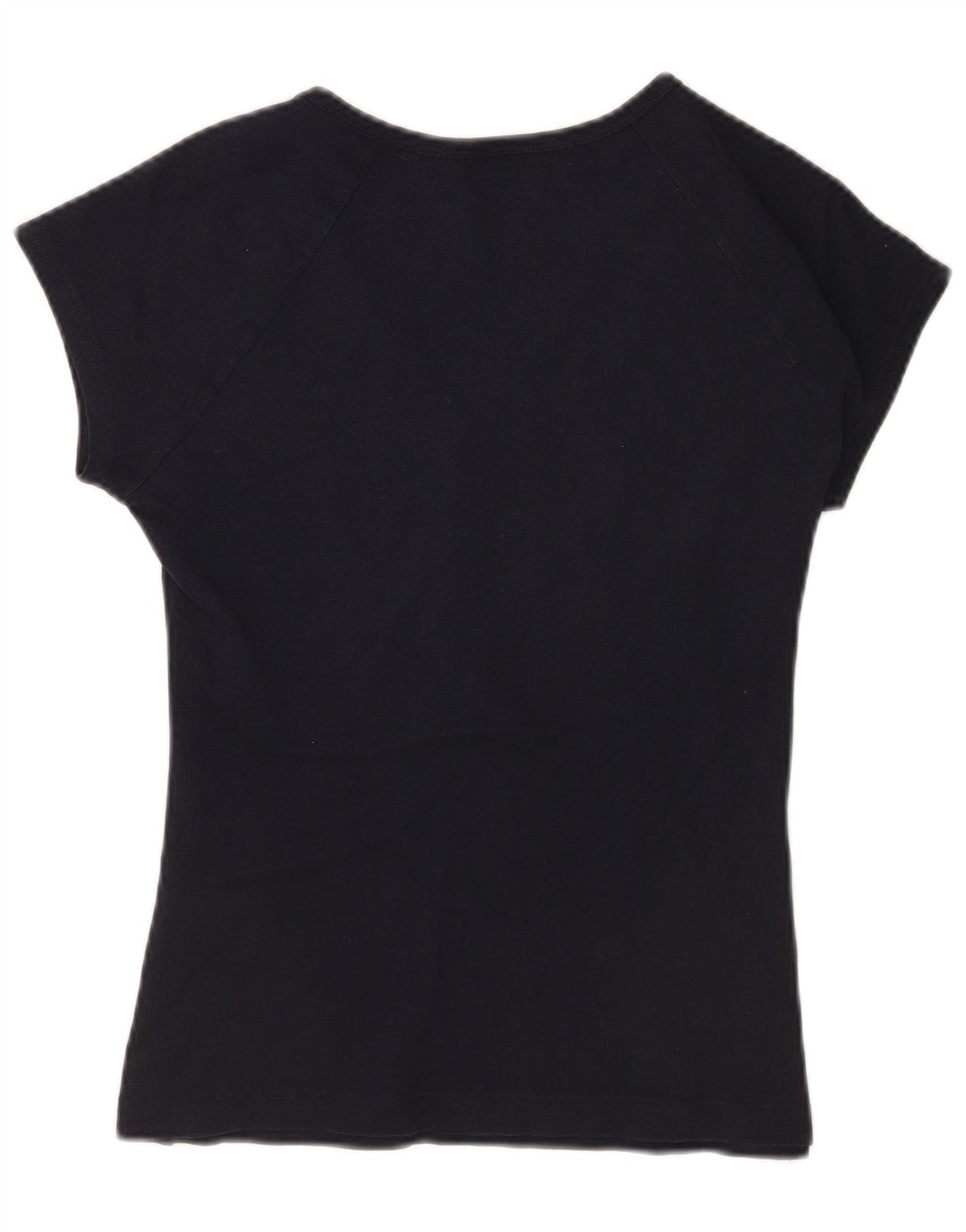 Camiseta feminina Lacoste tamanho superior 42 grande algodão azul marinho
