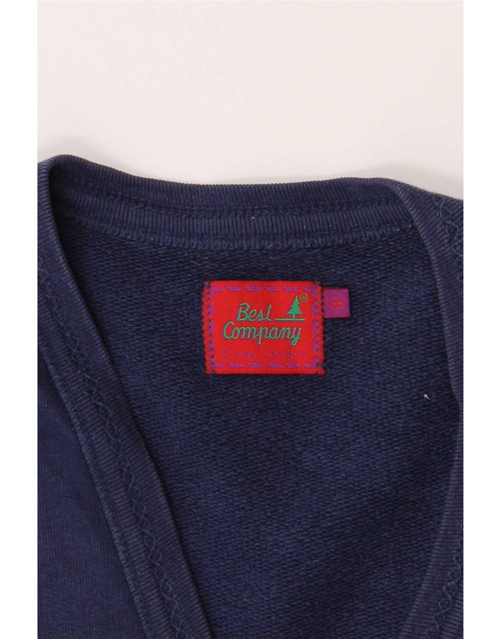 Jaqueta masculina de agasalho Best Company pequena azul marinho