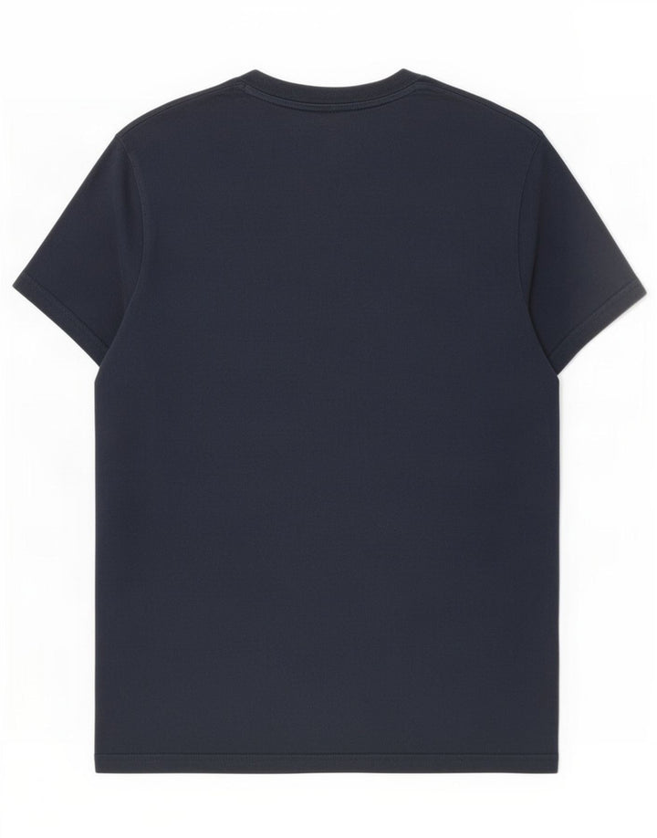 Camiseta masculina Jack Wills top pequeno algodão azul marinho