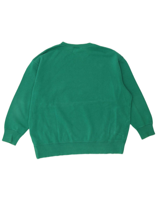 Nike masculino solto ajuste moletom jumper grande verde