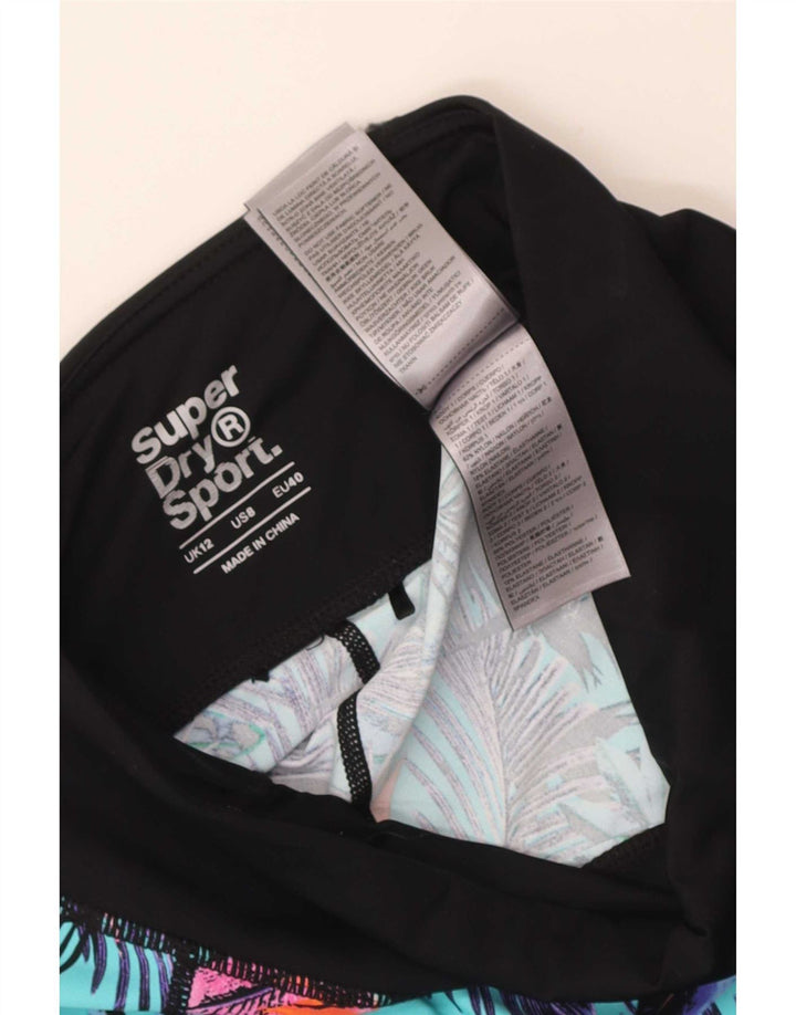 Superdry Womens Graphic Crop Leggings UK 12 Médio Multicolorido Floral