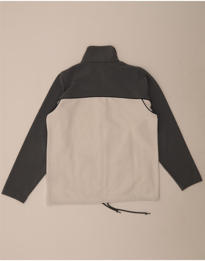 Kappa Mens Treino Top Jaqueta Cinza Médio Colourblock Poliéster