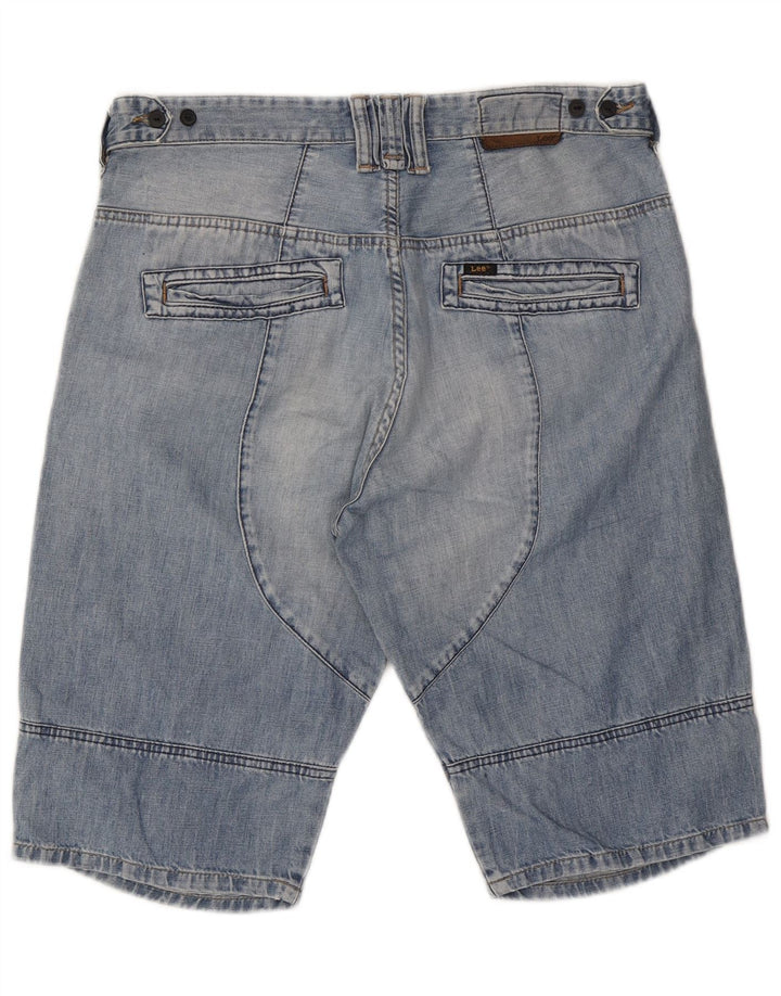 Shorts jeans masculino Lee W34 grande algodão azul