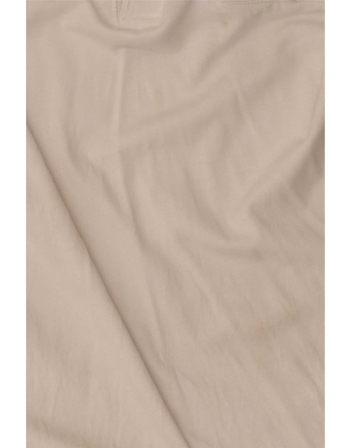 Camisa polo masculina Ted Baker tamanho 6 2XL algodão branco
