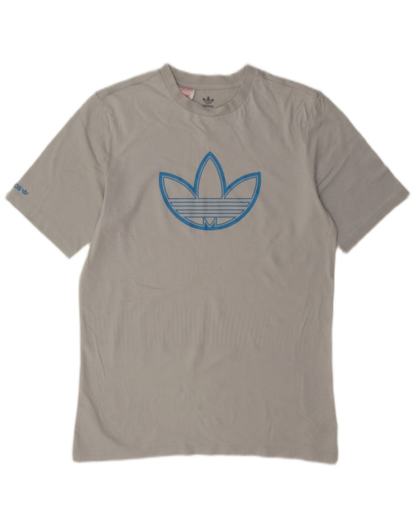 Top Adidas Menino Graphic T-Shirt 15-16 Anos Cinza Algodão