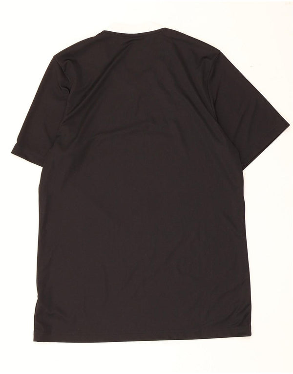 Camiseta masculina Adidas Aeroready Top grande bloco colorido preto
