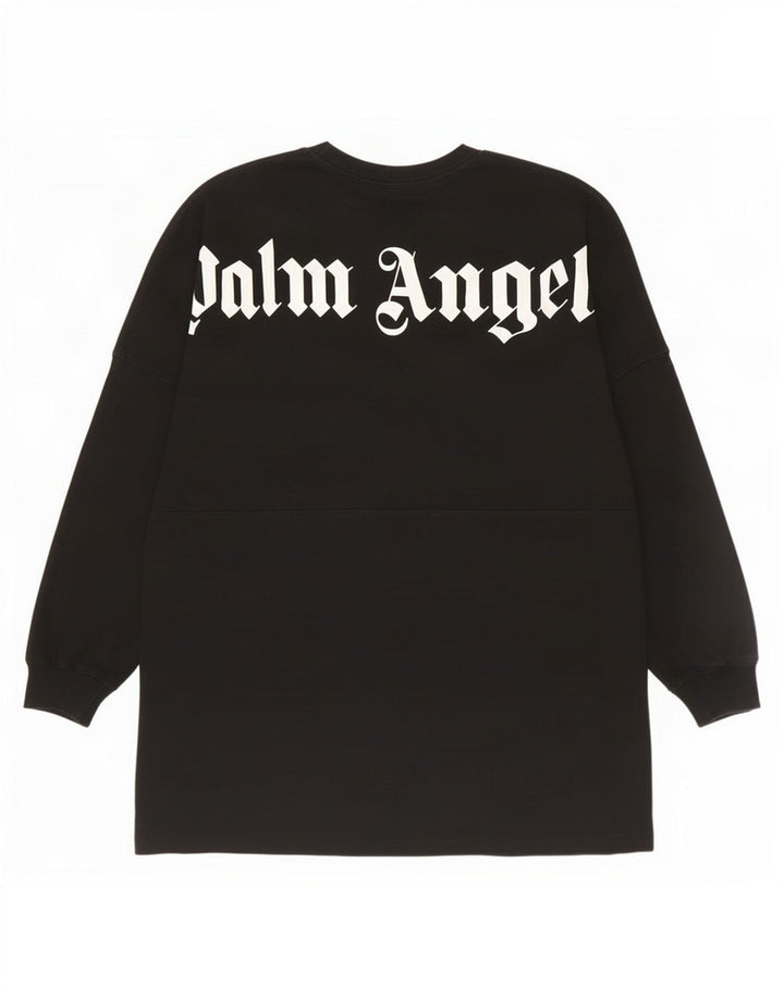 Suéter gráfico feminino Jumper UK 16 grande poliéster preto