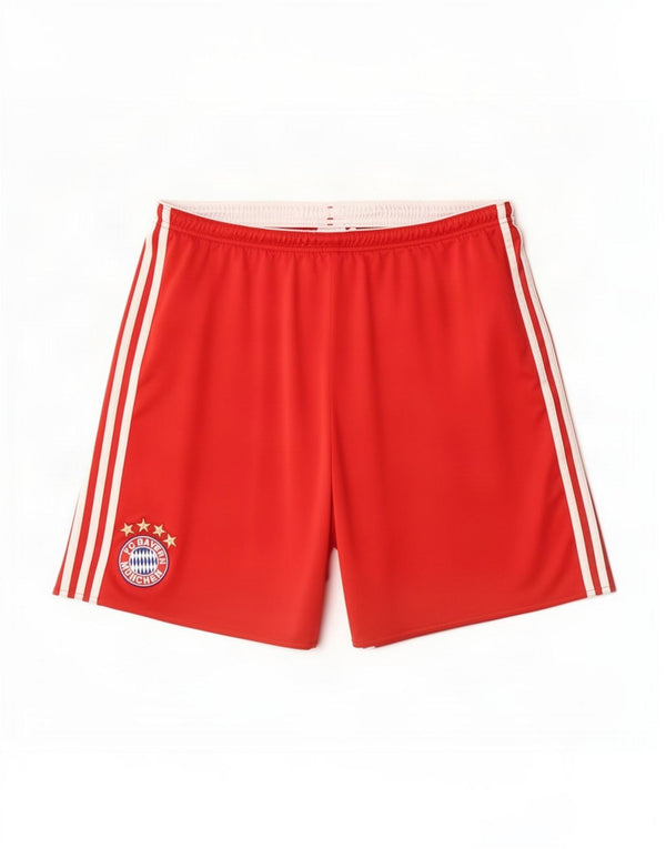 Adidas Mens FC Bayern Munchen Sport Shorts XL Vermelho Colorblock Poliéster