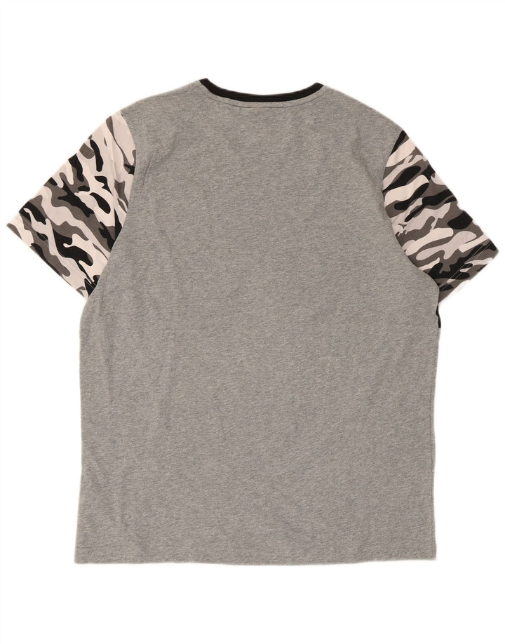 Camiseta masculina gráfica Puma grande algodão camuflado multicolorido