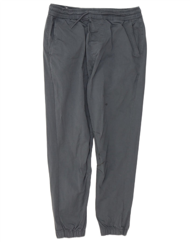 Calça Zara Mens Joggers Chino Médio W31 L27 Cinza