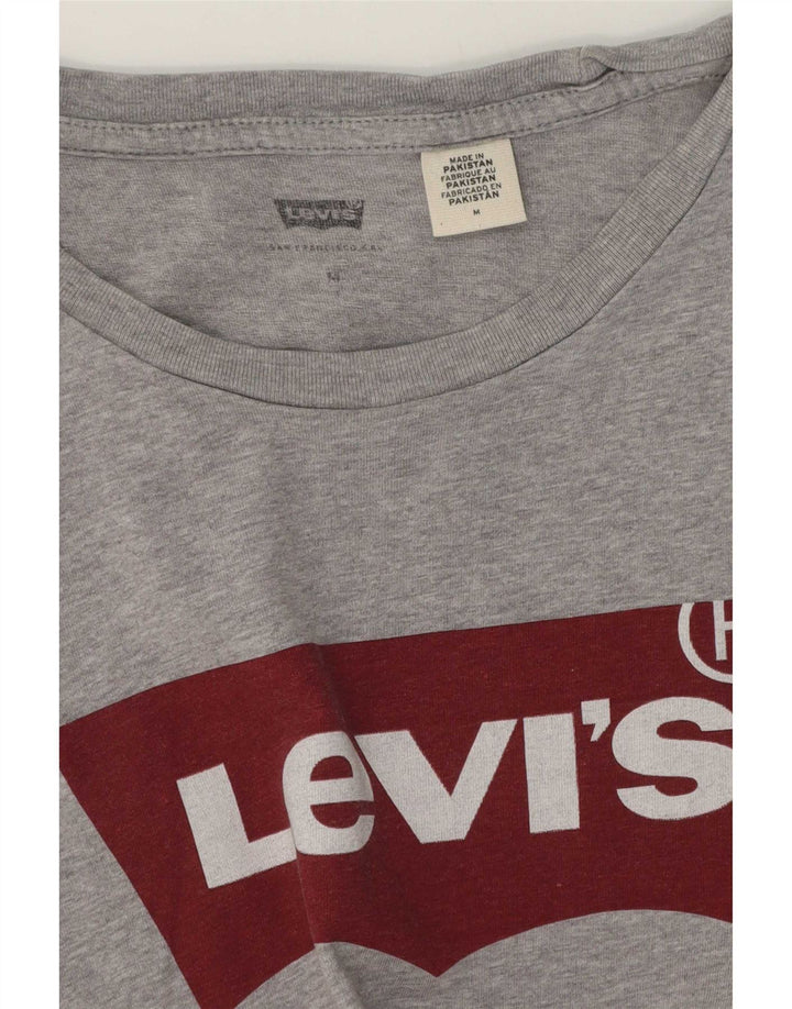 Camiseta gráfica masculina Levi's cinza médio